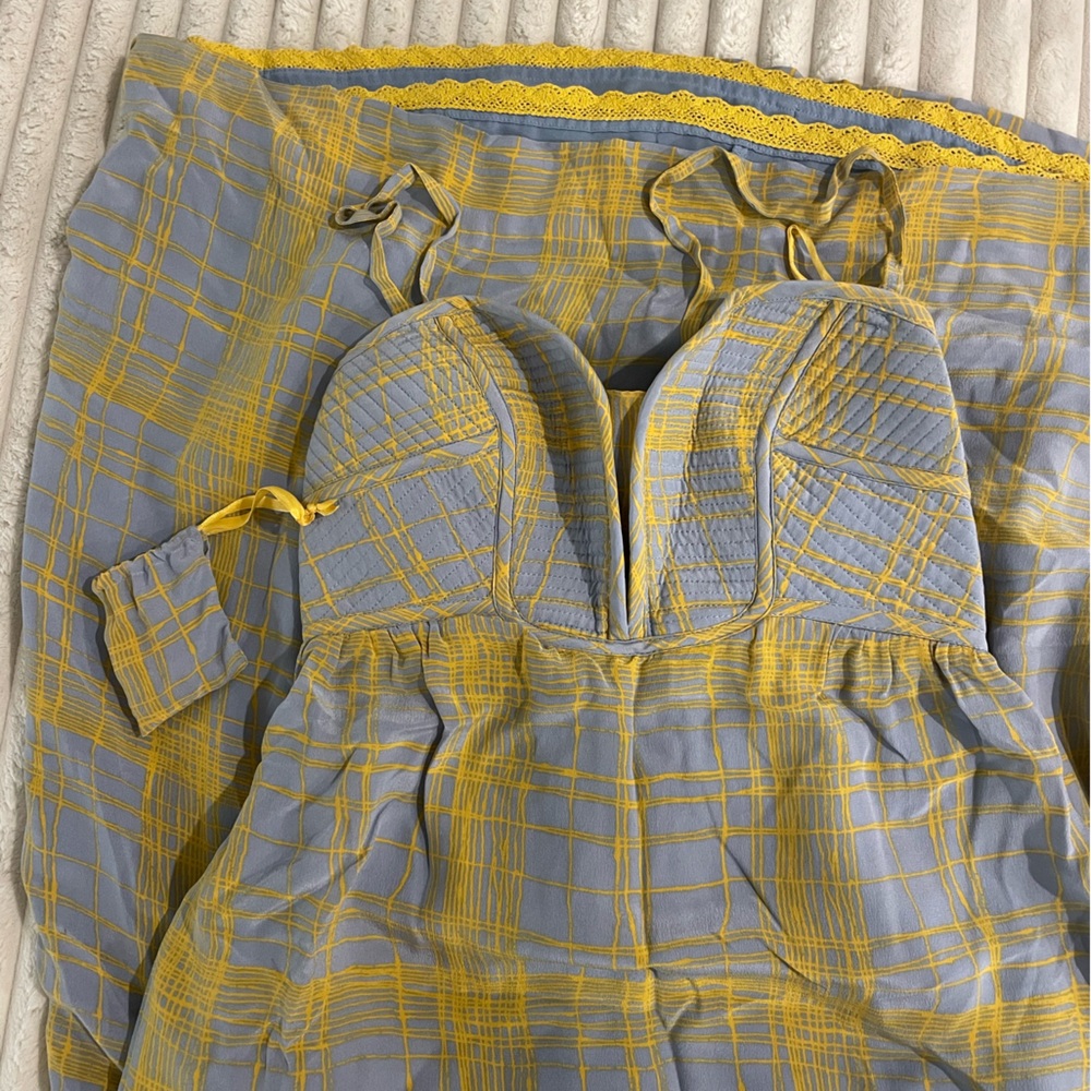 Silk Maple Maxi Dress from Anthropologie size 0